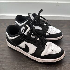 Nike Dunk Low Panda Black and White Sneakers 6.5 ( Exclusive item for live show